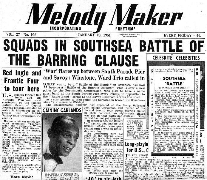 melody maker 1951