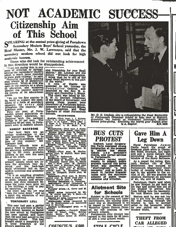 portsdown17-7-1953newsX